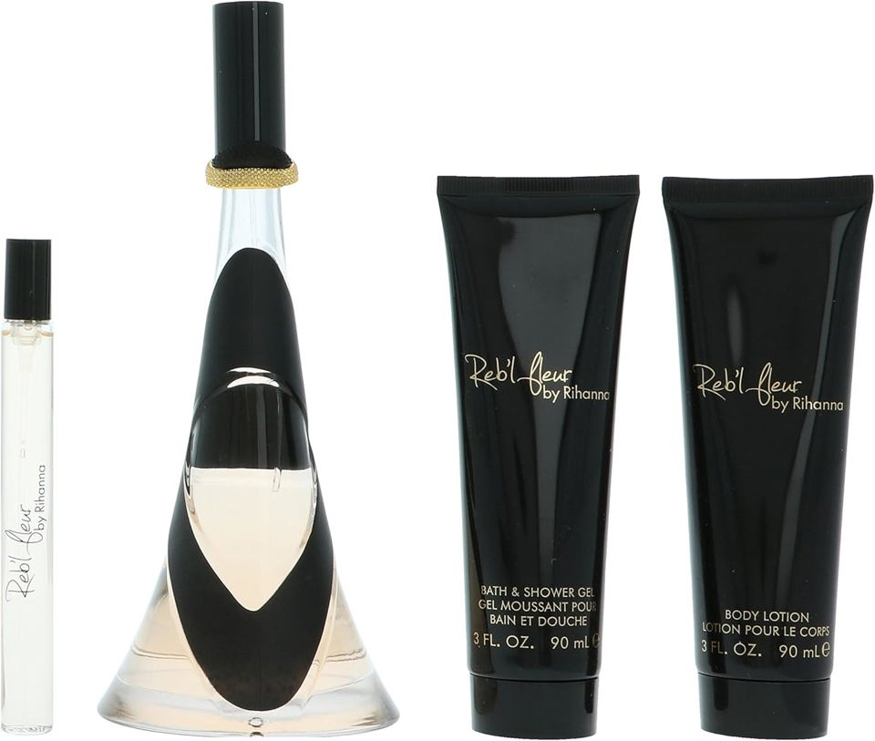 RIHANNA - REB'L FLEUR 4PC SET ( W ) 3.4 OZ