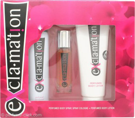 COTY - EXCLAMATION 3PC SET EDC ( W ) 0.5 OZ