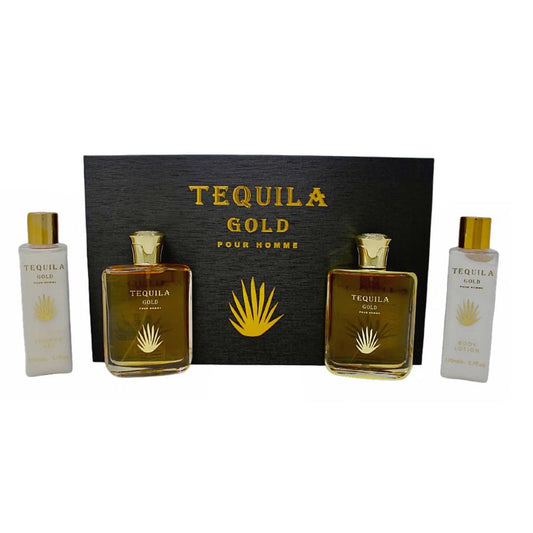 TEQUILA PERFUMES - TEQUILA GOLD 4PC SET ( M ) 3.4 OZ
