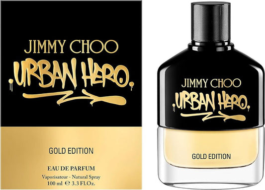 JIMMY CHOO - URBAN HERO GOLD EDITION EDP ( M ) 3.4 OZ