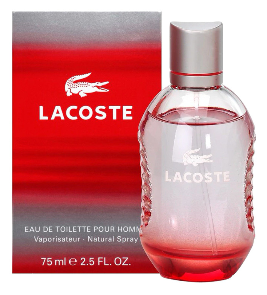 LACOSTE - POUR HOMME RED BOTTLE RED STYLE IN PLAY EDT ( M )