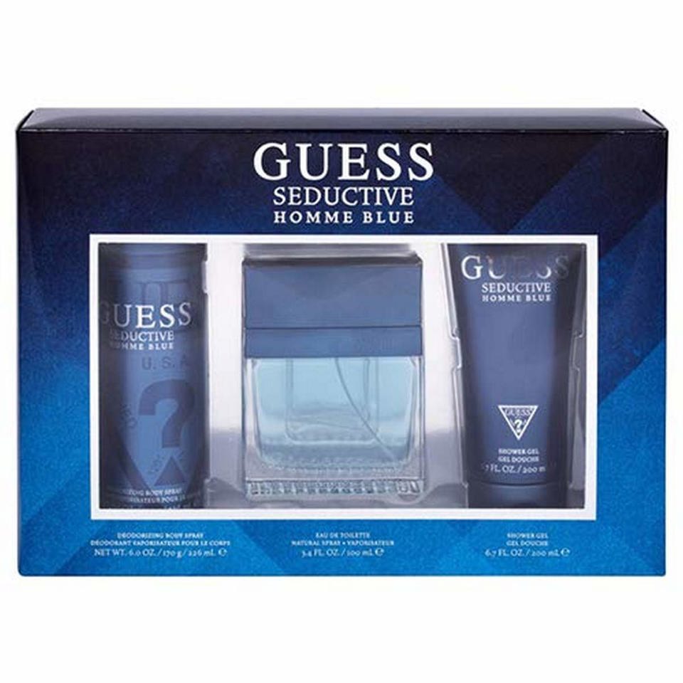 GUESS - SEDUCTIVE BLUE 3PC SET ( M ) 3.4 OZ