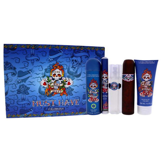 CUBA - WILD HEART 5PC SET ( M ) 3.4 OZ