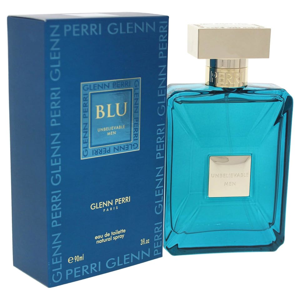 GLENN PERRI - UNPREDICTABLE BLU EDT ( M ) 3.4 OZ