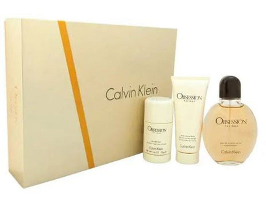 CALVIN KLEIN - OBSESSED 3PC SET ( M ) 3.4 OZ