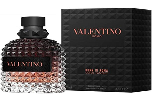 VALENTINO BEAUTY - UOMO BORN IN ROMA CORAL FANTASY EDT ( M ) 3.4 OZ