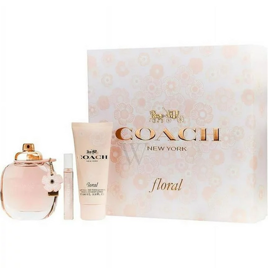 COACH - FLORAL 3PC SET ( W ) 3.4 OZ