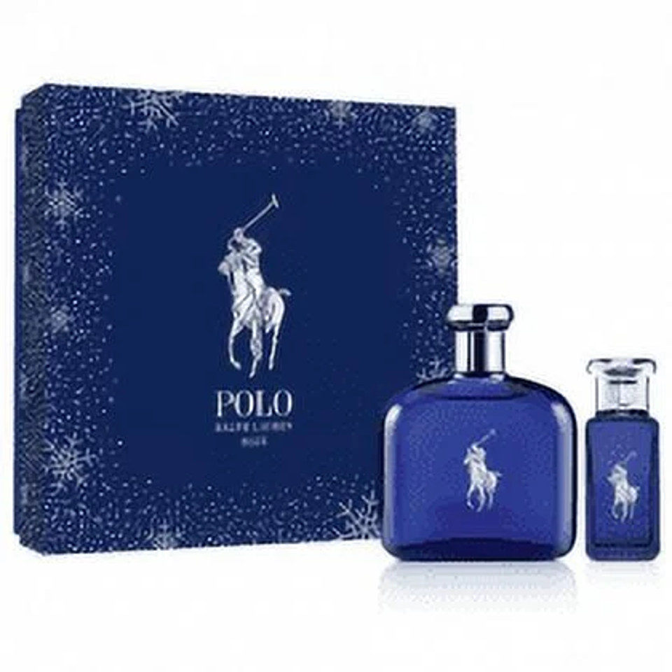 RALPH LAUREN - POLO BLUE 2PC SET ( M ) 4.2 OZ